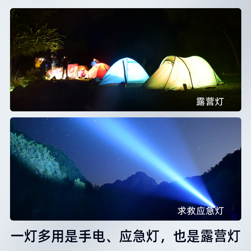KLARUS 凯瑞兹EP12强光变焦手电筒户外便携充电超亮远射户外灯捉知了猴 EP12强光远射变焦手电