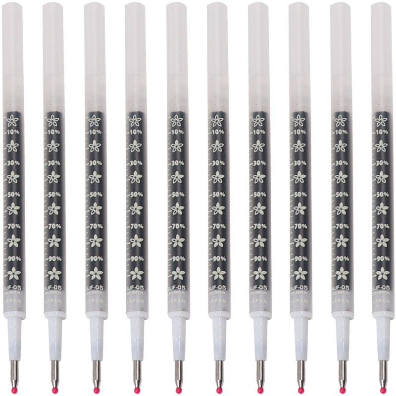 �����ƣ�ZEBRA�����Ա���о��������JJM88��0.5mm�ӵ�ͷ��������о RBJF5 ��ɫ 10֧װ