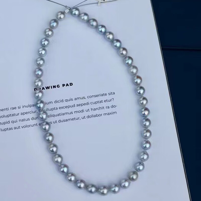 pearl boat 真多麻珍珠项链 进口海水轻奢锁骨链送妈妈送生日礼物9-9.