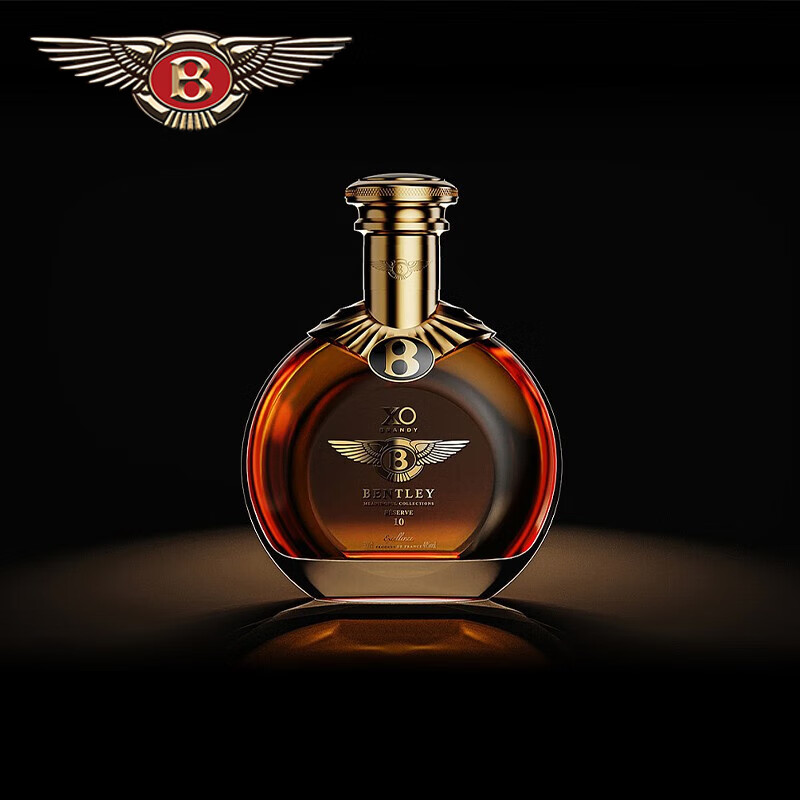 宾利(bentley)隽永典藏r10 xo白兰地法国原瓶进口白兰地 700ml 1瓶