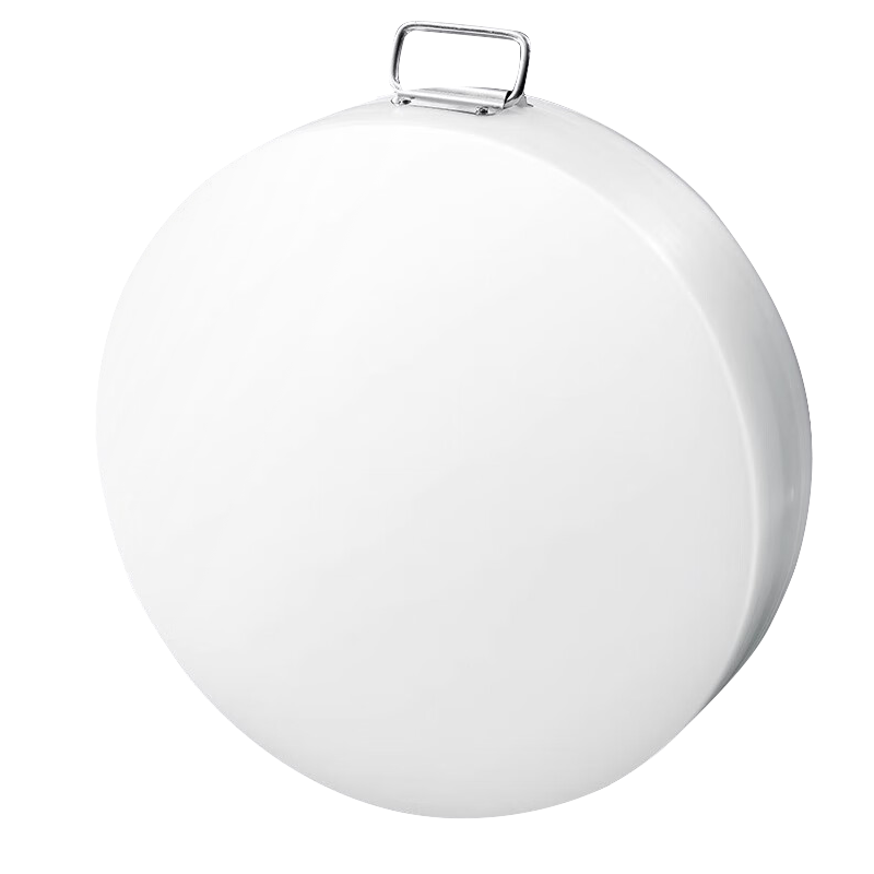 荣事达（Royalstar）菜板家用切菜板圆形实心砧板商用食品级pe剁骨板 抗菌防霉【42*1cm】商用一体