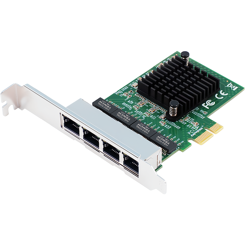 ���㣨FLYBISH��NA8111-T4  PCIEǧ���ĵ������̨ʽ������4������������·�ɻ��RTL8111GNоƬ