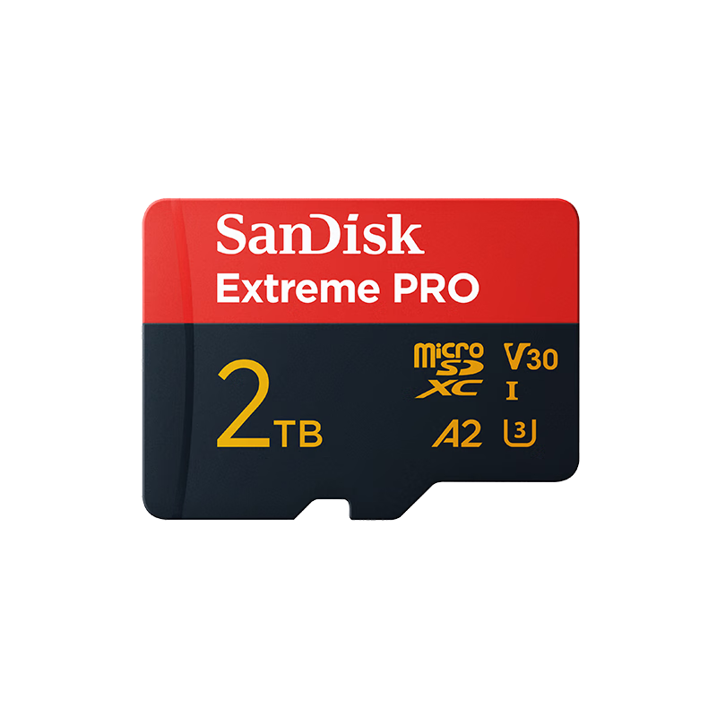 ���ϣ�SanDisk��2TB TF��MicroSD���ڴ濨 A2 5K/4K V30 U3 C10 ���𳬼����ƶ��洢�� ����250MB/s д��150MB/s