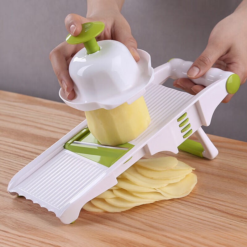 阡侗土豆片切片器 切薯片削片薄片黄瓜多功能切菜器切片器切土豆丝黄