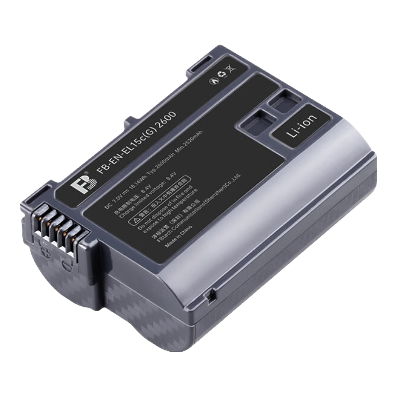 ���ڲ�������꣨FB��EN-EL15C�῵������Z8 Z72 Z62 Z63 Z5 ZF Z7II Z52 Z5���� D7500 D7100 D7000 D850 D810����� ��3C��֤����ǿ��﮵��ح����أ�2600mAh��