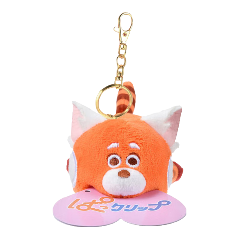 迪士尼（Disney）东京迪士尼商店便签夹系列小熊猫美美毛绒挂件 玩具礼物圣诞礼