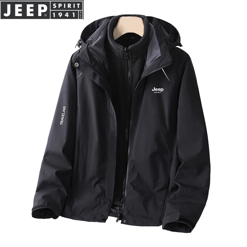 ���ڲ�����JEEP SPIRIT���ճ������ʿ�������׼п˳������»����˶�����ɫ����һ��ɽ�� ��ɫ 2XL ������140-160�