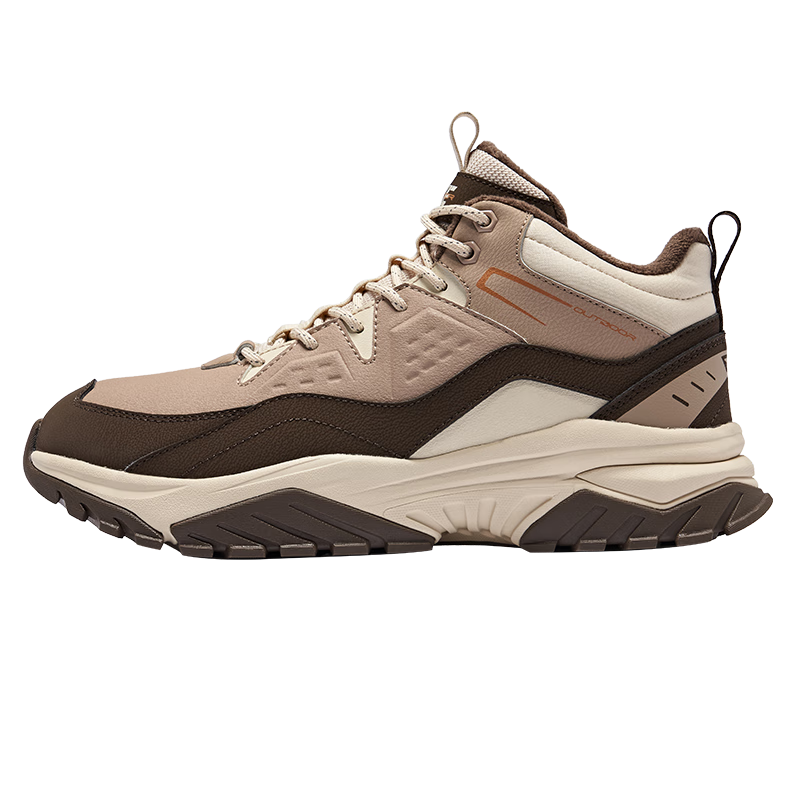 鸿星尔克加绒棉鞋男休闲防滑男鞋防滑保暖加厚运动板鞋子男|暖阳2