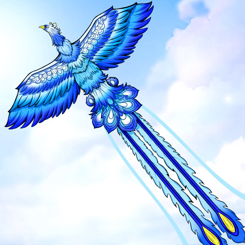 好沐音(haomuyin)风筝 大型2000米凤凰潍坊大人2024新款国潮风筝微风