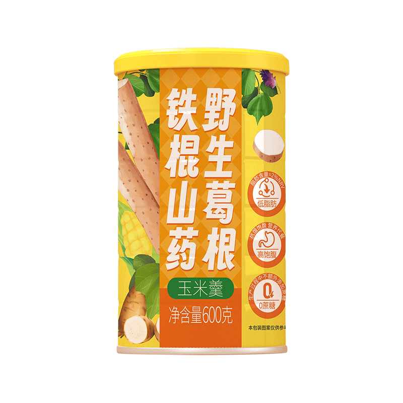 汴都鋪子山藥葛根玉米羹600g即食雜糧代餐粉沖調玉米糊營(yíng)養早餐低脂無(wú)蔗糖 山藥葛根玉米羹600g*1罐