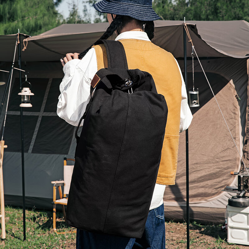 新潮代旅行包男大容量手提出差背包男士多功能干湿分离双肩包健身运动包 2519卡其色【45L大容量设计】