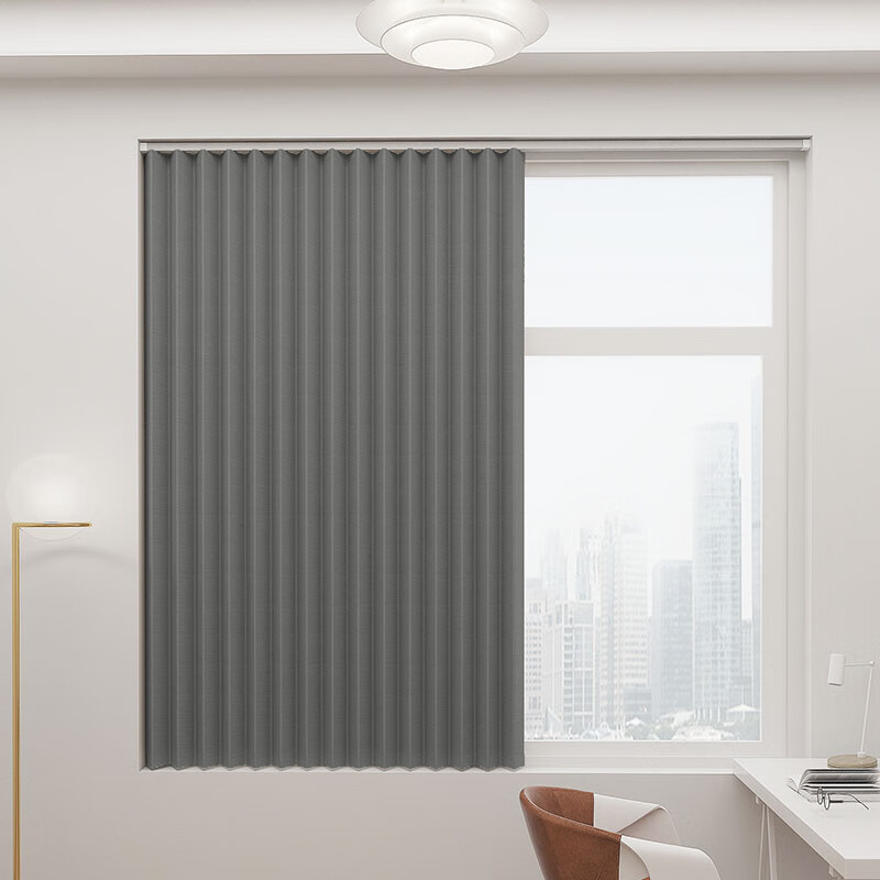 山头林村防晒隔热简易小窗帘 折叠窗帘遮光2024新款免打孔安装小窗户