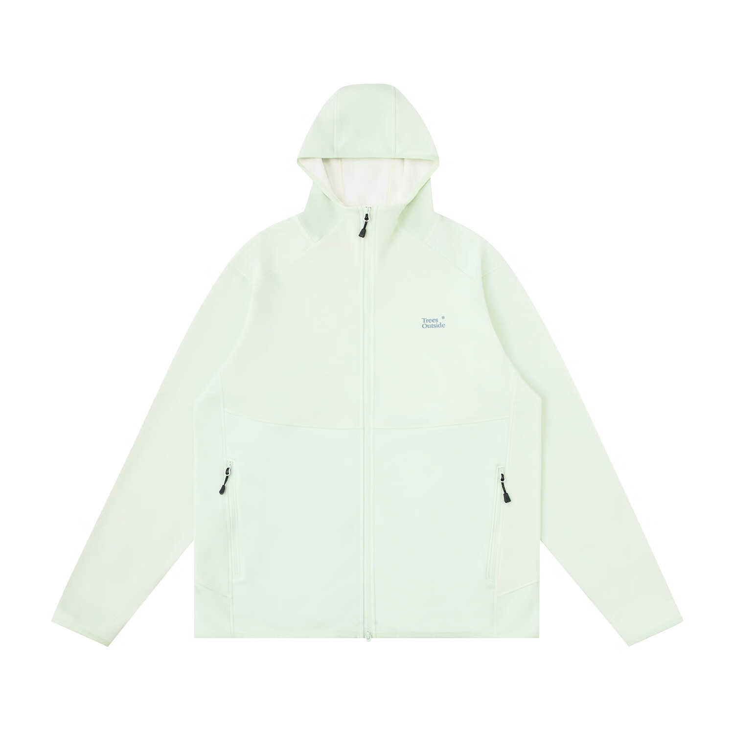 warmtreesTreesOutside羊毛莱赛尔混纺针织连帽夹克秋冬季时尚外套运动上衣 漫暮黑 L