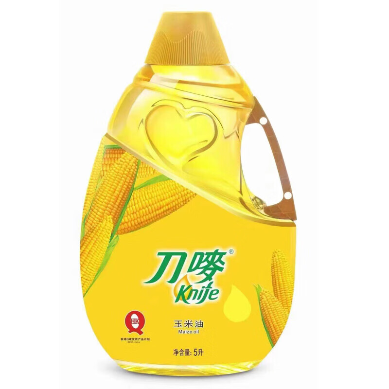 刀嘜玉米油5升 油玉米油油蛋糕烘焙食用油家用瓶裝 5000ml 刀嘜玉米油