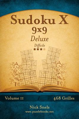 预订 sudoku x 9x9 deluxe - difficile - volume 11 - 468 grilles