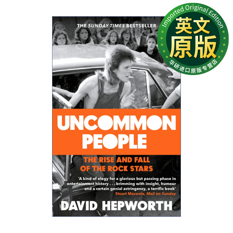 不普通的人们 英文原版 uncommon people 摇滚兴衰史 大卫-赫普沃斯