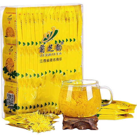 菊芝韵 菊花茶 金丝皇菊  大朵贡菊一杯一朵 50朵（泡开8cm）