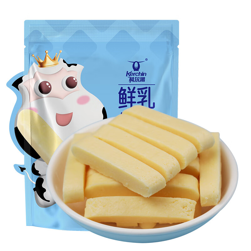 科尔沁 鲜乳奶条 酸奶味100g 休闲零食 奶制品零食 内蒙古特产奶酪