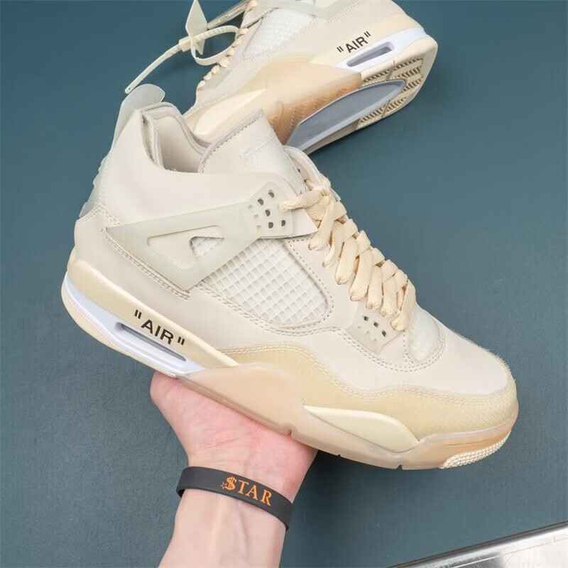 tved莆田新款乔4 aj白帆蝉翼 南海岸男女潮流休闲运动篮球鞋百搭款