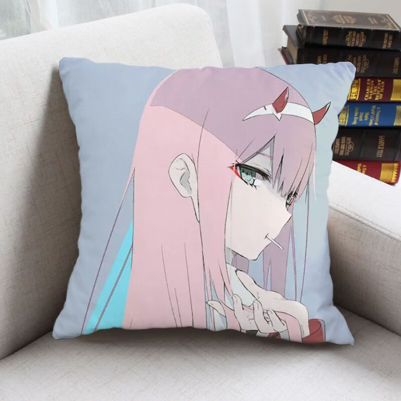 国家队02抱枕 新款darling in the franxx 抱枕国家队02周边动的 国家