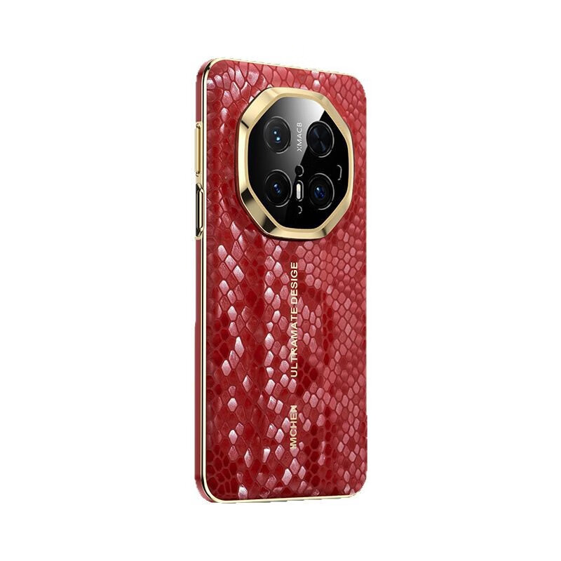 艾美辰螣蛇限定版适用华为Mate70RS手机壳mate70Pro+真皮70pro优享版 非凡螣蛇真皮【蟠帝黑】 华为mate70RS