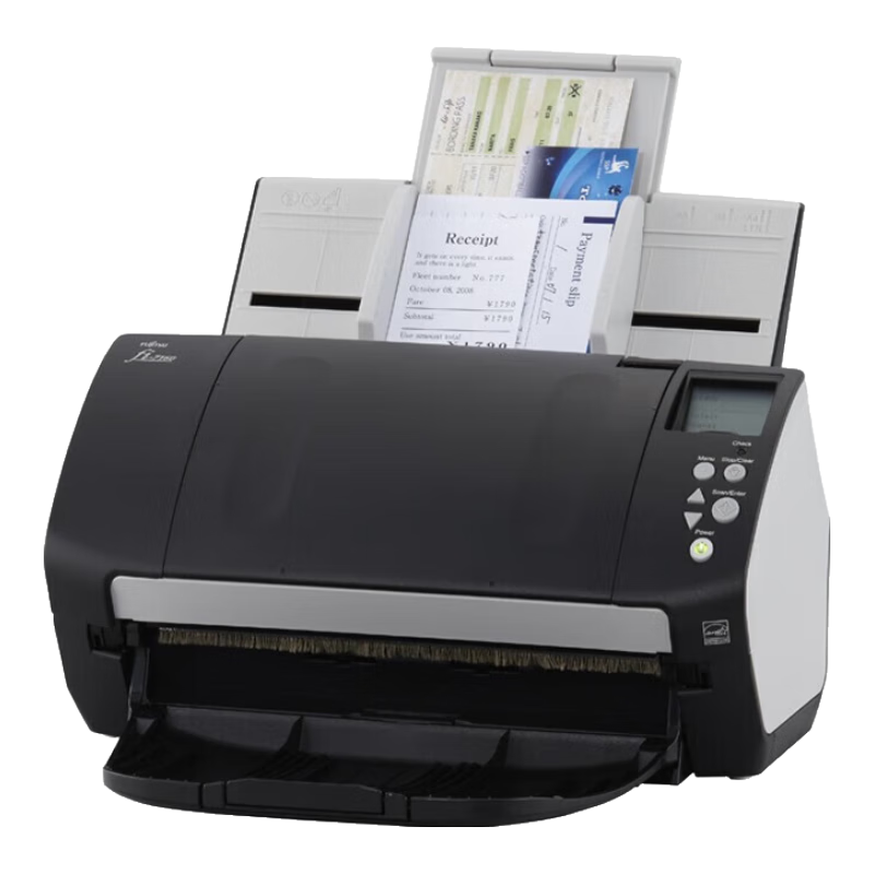 富士通（FUJITSU）【準(zhǔn)新機(jī)】Fi-7160 A4彩色高速雙面掃描儀 CCD文件合同批量自動進(jìn)紙連續(xù)掃描機(jī)  二手95新