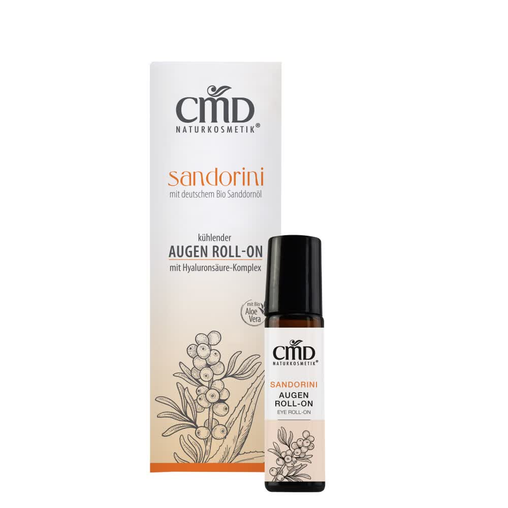 CMD Naturkosmetik德国CMD植优然有机沙棘油滚珠眼霜淡化黑眼圈提拉紧致眼部精华 有机沙棘油滚珠眼霜10ml