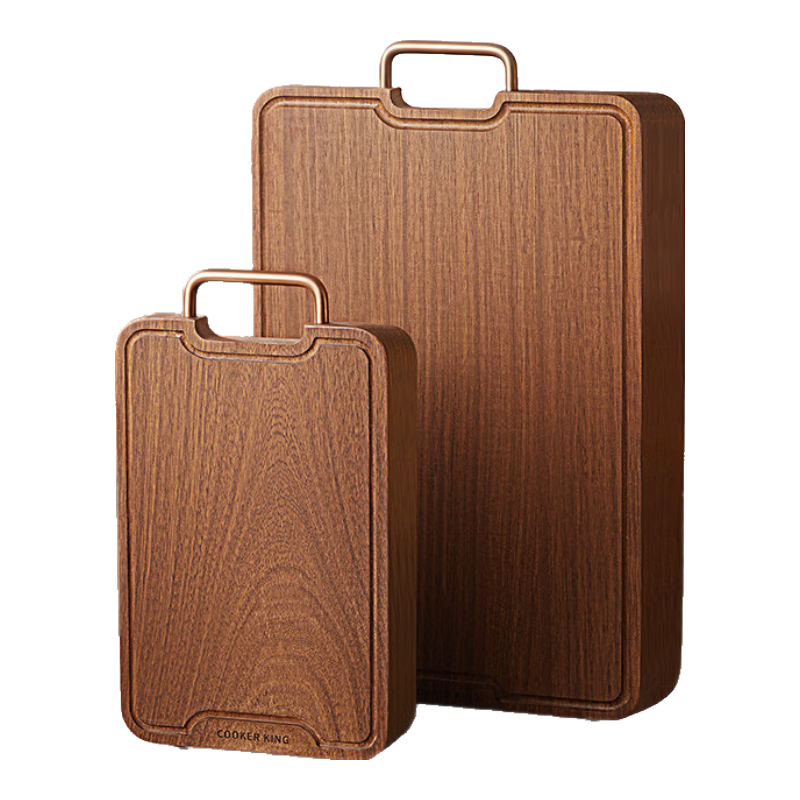 炊大皇黑金檀乌檀木菜板加厚天然实木抗菌砧板36*24*2.5cm