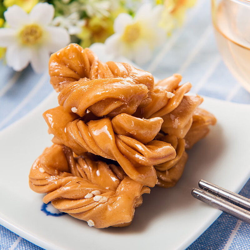 坛坛乡蜜麻花北京特产酥脆香甜小麻花红螺食品网红麻花传统糕点小吃