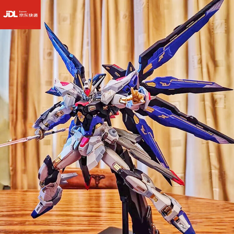 机甲新生强袭自由机动战士独角兽玩具mg 强袭自由1/100tv版 武器 翅膀
