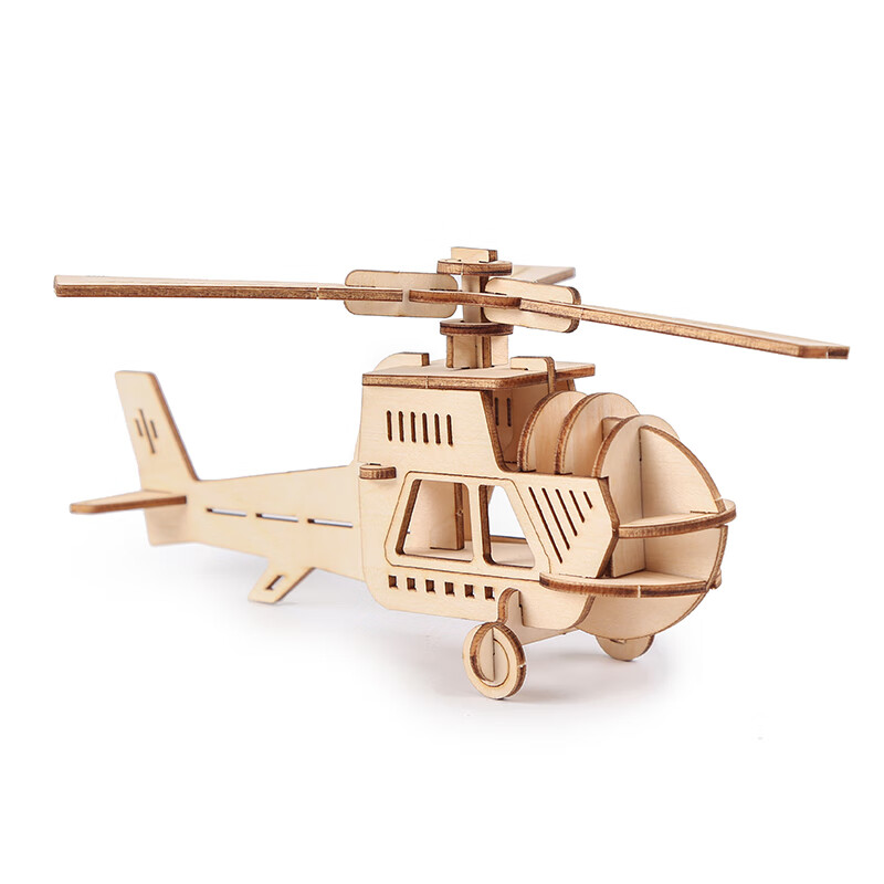 帝蓝尼直升机模型制作儿童手工diy制作材料小学生拼装模型动手组装