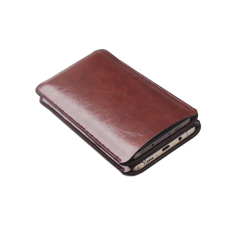 酷件适用简约双手机收纳包苹果15promax二合一套iPhone14promax两部手机直插内胆包竖款超 特大黑色 装2部17*8*1.2cm内手机 其他