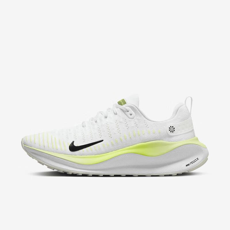 耐克（NIKE）男士跑步鞋Infinity RN 4厚底透气慢跑散步舒适防滑舒适运动鞋 White/Light Lemon Twist/V 50.5