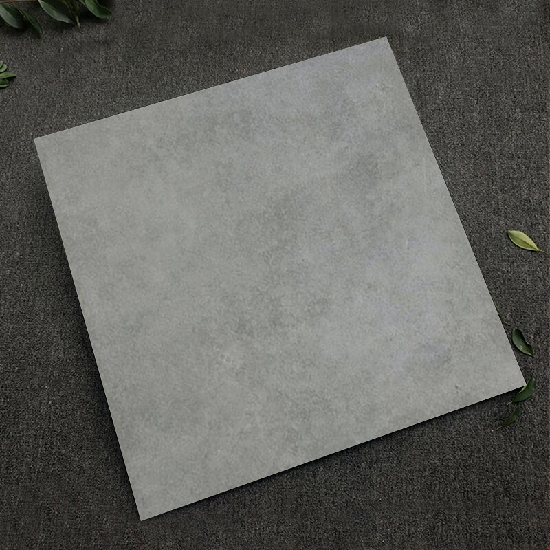 复古工业风水泥砖灰色地砖600x600客厅防滑地板砖仿古瓷 浅灰色 600*