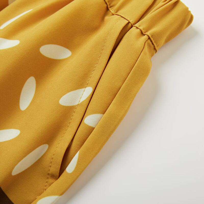 马骑顿(MQD)【吸湿速干】MQD男大童夏季新品汉堡沙滩裤户外五分休闲裤 桔色 150 cm