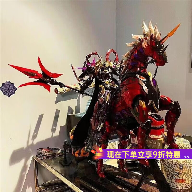 蒂米妮盲盒摩动核熬丙合金成品魔动核吕布敖丙曹仁高达模型强袭自由红异 许愿【吕布+马】送支架 仅剩17盒