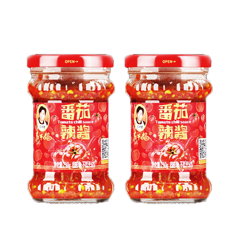 陶华碧老干妈番茄辣酱拌饭酱料 番茄辣酱210g*2瓶