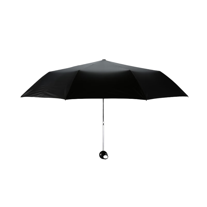 knirps進(jìn)口德國晴雨傘遮陽(yáng)傘超強防曬防紫外線(xiàn)三折男女通用禮物 現代黑