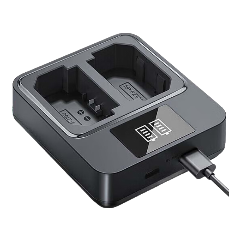 IIano 绿巨能 llano）索尼NP-FZ100相机电池充电器 双口USB座充a7m3/a7r3/r4/A9/ILCE-9/A7S3等型号单反微单电池
