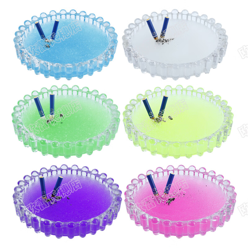 千叶繁灭烟沙熄烟除烟味烟灰清洁剂灭烟沙净化剂香膏泥袋装神器香味