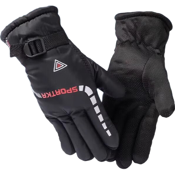 手套男士冬季騎行電動(dòng)車(chē)防風(fēng)防寒加絨加厚保暖可調節滑雪戶(hù)外手套 【防風(fēng)加絨三角款】--時(shí)尚藍 均碼 1雙 【適用于掌圍19-24cm】