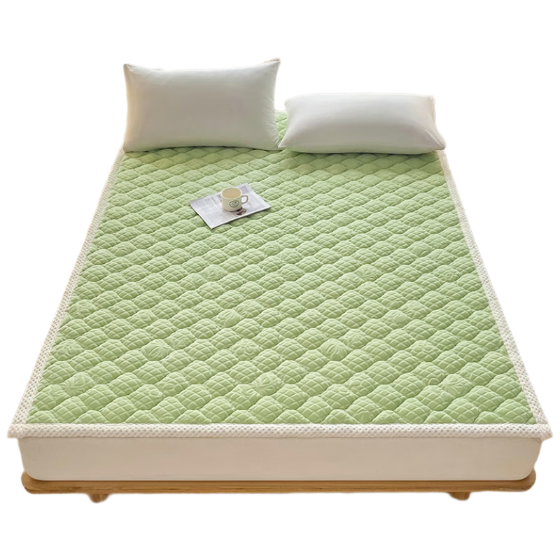 无印良品床褥牛奶绒法兰绒床垫遮盖物家用秋冬褥子150*200cm