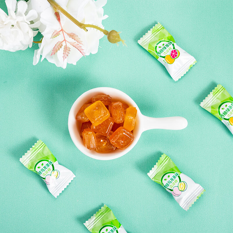 好来屋清凉硬糖茶味糖果硬糖婚庆混批小糖散装结婚喜庆糖新年年货零食