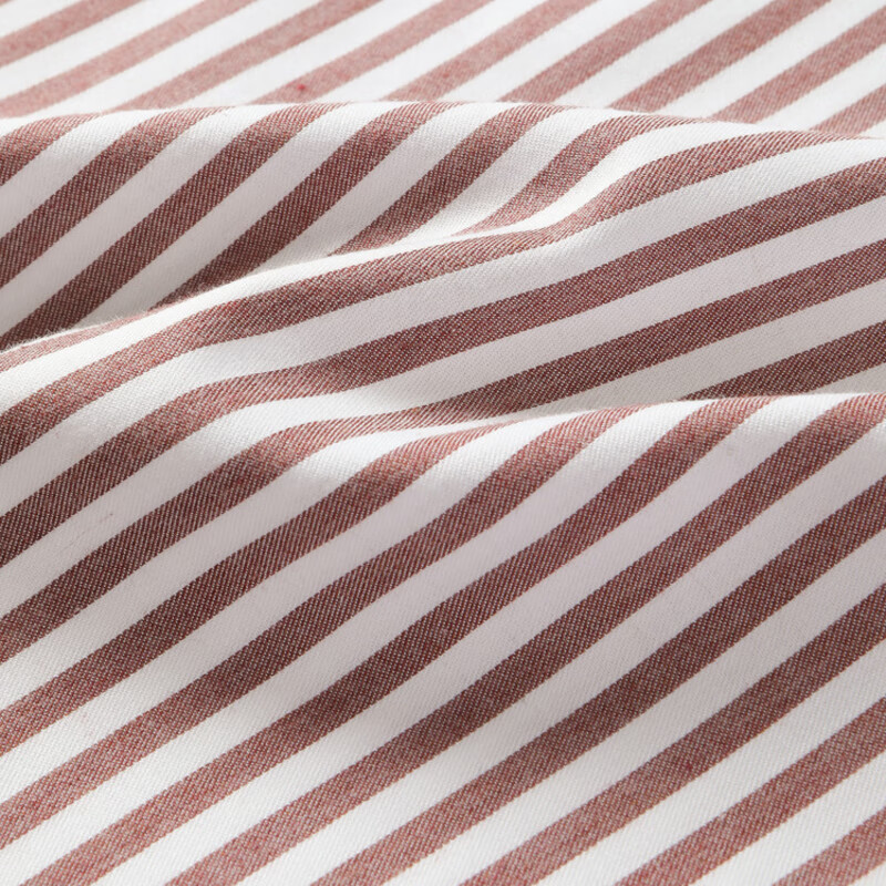 雅戈尔衬衫男士春秋青年男长袖衬衫YLXD115552UKY【商场同款】 红色条纹YLXD115552MKY 39