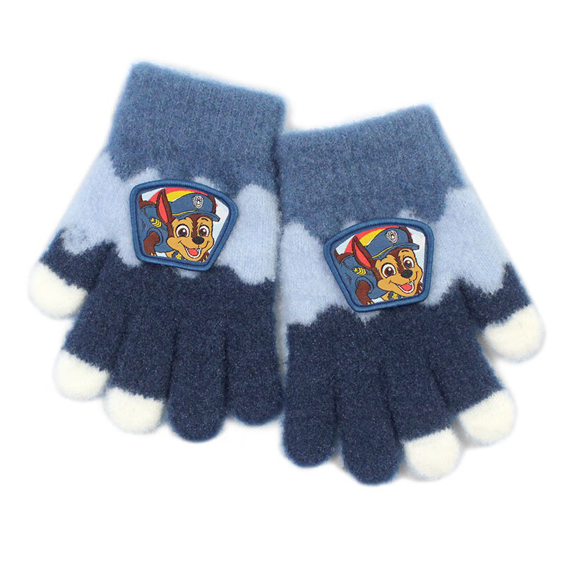 汪汪队立大功（PAW PATROL）儿童手套秋冬宝宝五指手套保暖男女童小学生全指加厚手套PA1861A