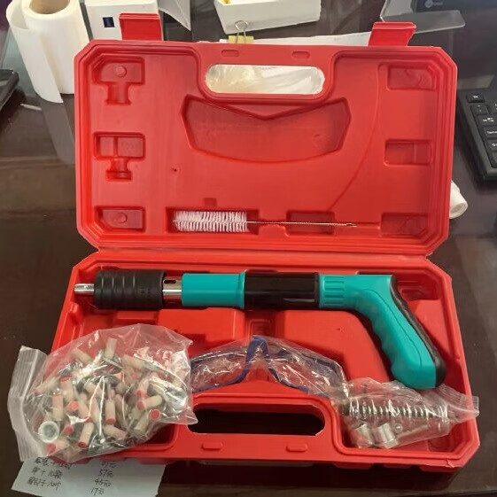 射钉枪迷你消音炮钉枪墙面加固紧固器水泥墙小型手动打钉枪钉 迷你