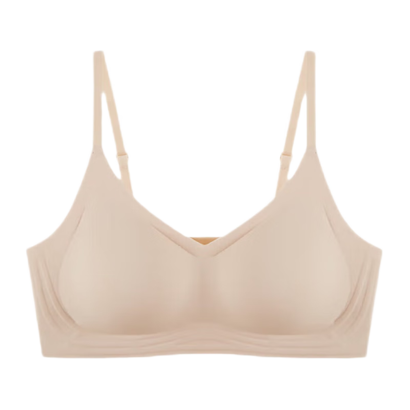 幸棉外擴(kuò)文胸小胸顯大聚攏漫畫胸厚杯墊無痕無鋼圈軟支撐收副乳內(nèi)衣女 【2件更劃算】背心款 膚色+膚色 XL (80C/85AB)