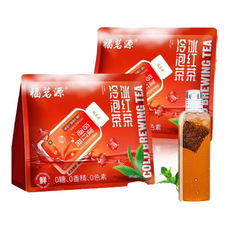 福茗源花草茶 夏日畅饮冷泡茶冰红茶 办公室茶包红茶花茶袋泡茶10包30g