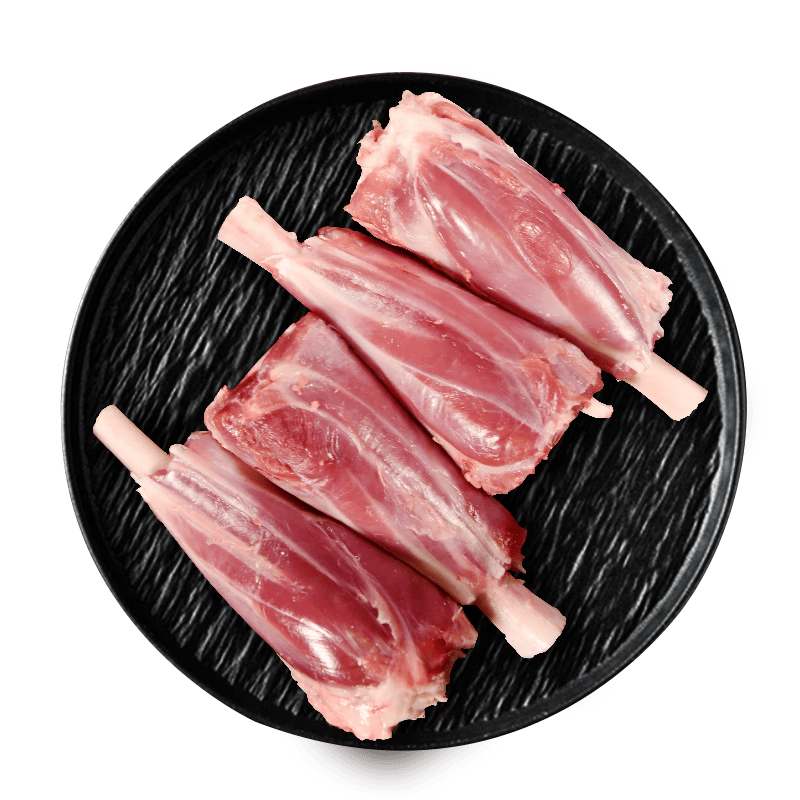 边塞风宁夏盐池滩羊法式小羊腿2斤 原切羔羊腱子羊肉 烧烤食材源头直发