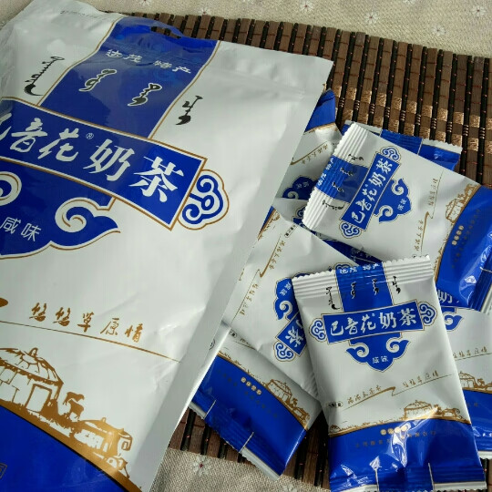 食在过瘾内蒙古达茂旗特产奶茶粉速溶咸味散装400克巴音花炒米奶 400